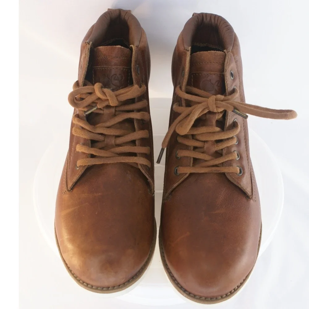 Alpinestars Oscar Rayburn Riding‎ Boots Brown Leather Mens US 9 EUR 42 281835